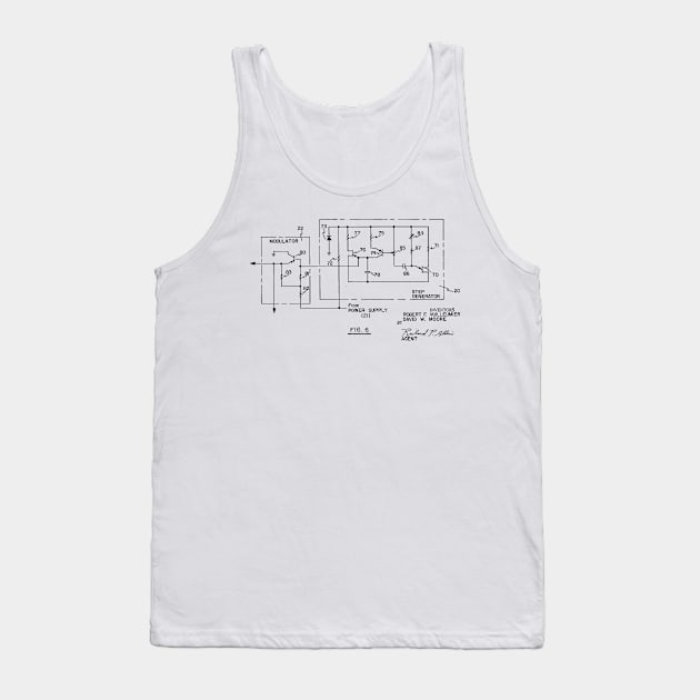 Bio-instrumentation Apparatus Vintage Patent Hand Drawing Tank Top by TheYoungDesigns